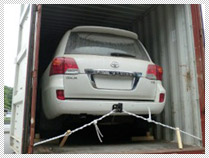 買い付けしたランドクルーザー200ディーゼルが日本に到着